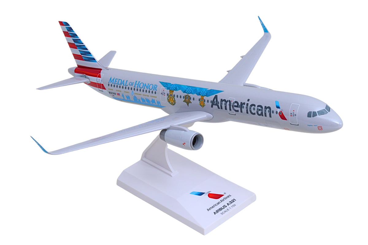 SKYMARKS AMERICAN A321 1/150 MEDAL OF HONOR The Airplane Shop.