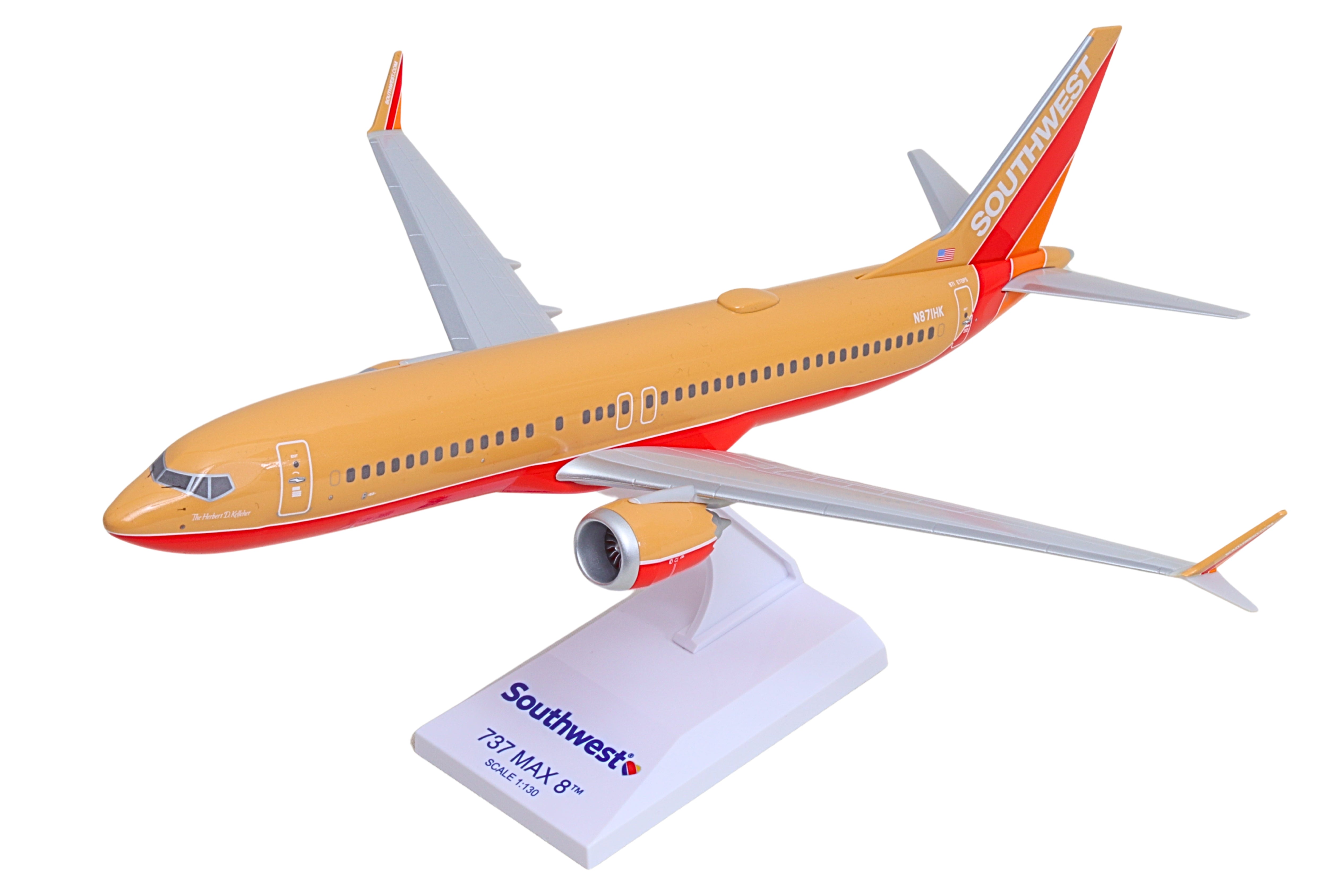 SKYMARKS SOUTHWEST 737-MAX8 1/130 HERB KELLEHER RETRO