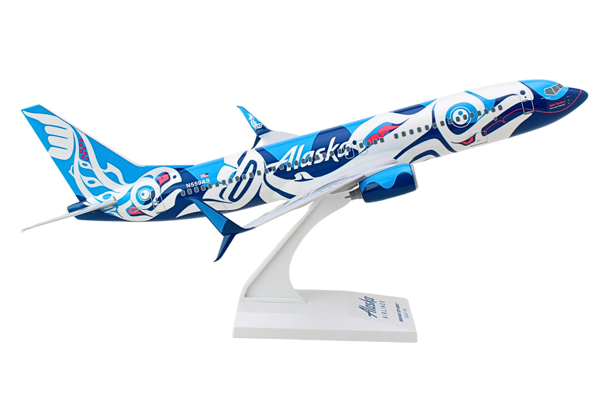 SKYMARKS ALASKA 737-800 1/130 SALMON PEOPLE The Airplane Shop.