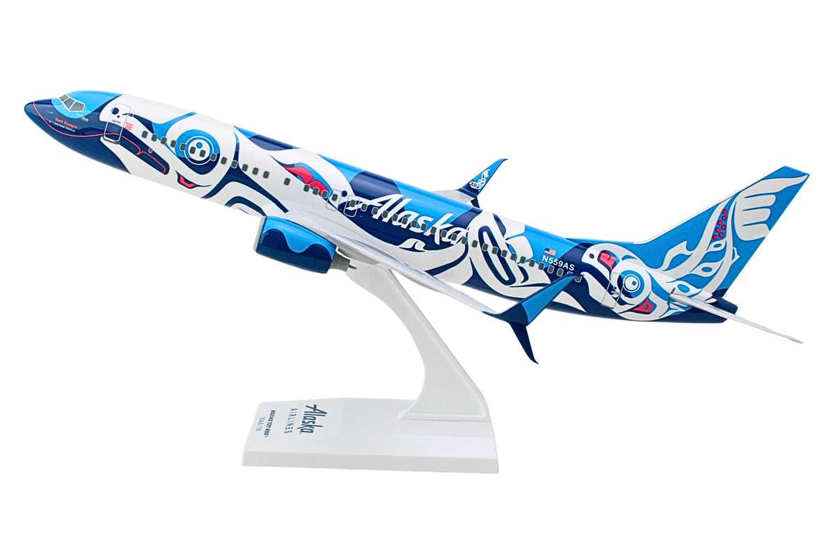 SKYMARKS ALASKA 737-800 1/130 SALMON PEOPLE The Airplane Shop.
