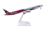 SKYMARKS QATAR 777-300 1/200 SOCCER W/GEAR (**) The Airplane Shop.