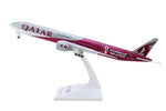 SKYMARKS QATAR 777-300 1/200 SOCCER W/GEAR (**) The Airplane Shop.