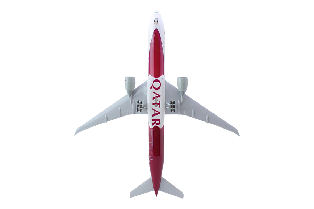 SKYMARKS QATAR 777-300 1/200 SOCCER W/GEAR (**) The Airplane Shop.