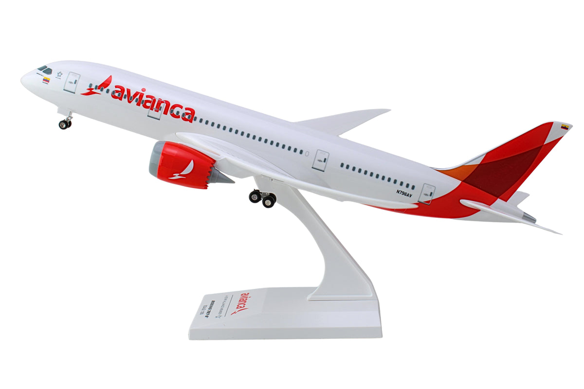SKYMARKS AVIANCA 787-8 1/200 W/GEAR 2023 LIVERY (**) The Airplane Shop.