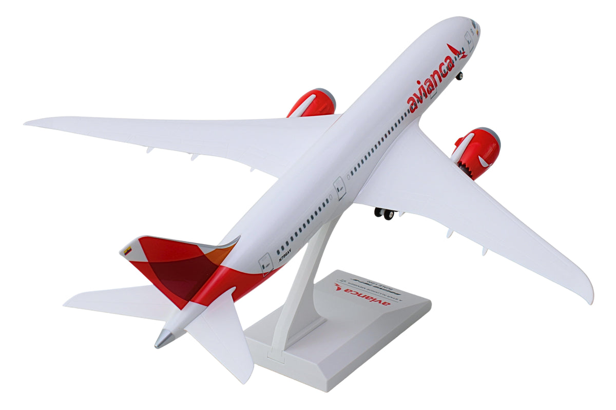 SKYMARKS AVIANCA 787-8 1/200 W/GEAR 2023 LIVERY (**) The Airplane Shop.
