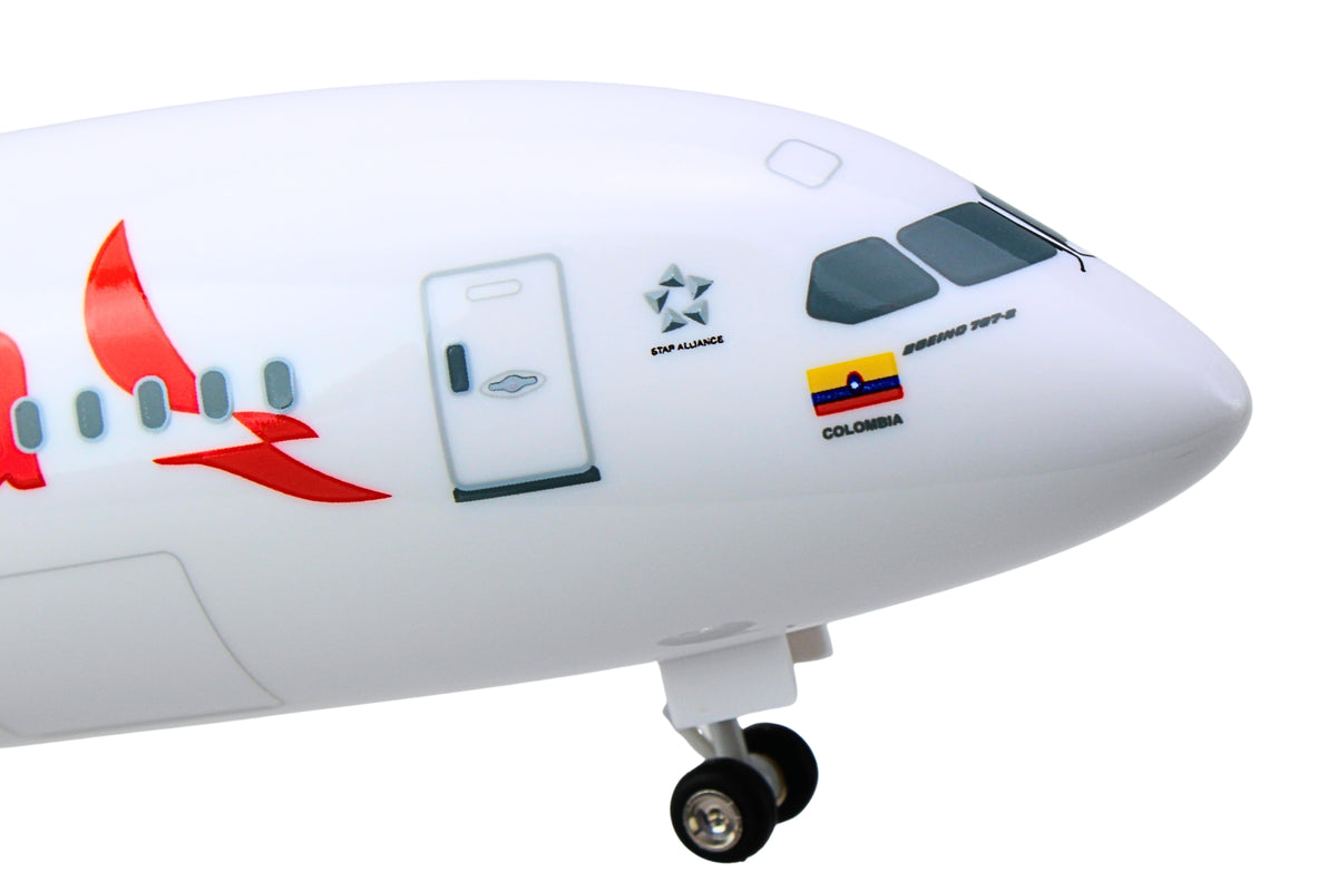 SKYMARKS AVIANCA 787-8 1/200 W/GEAR 2023 LIVERY (**) The Airplane Shop.