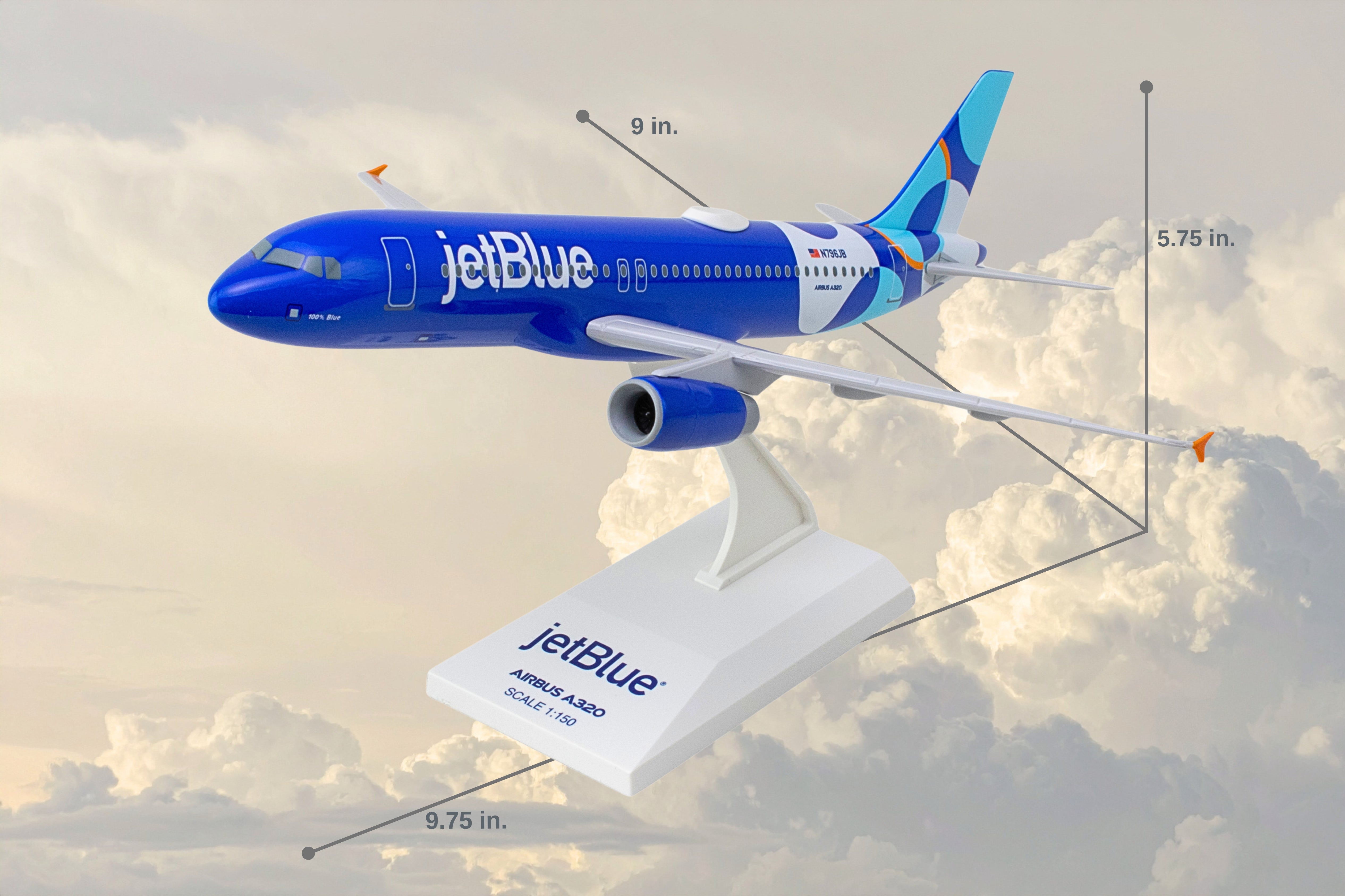 SKYMARKS JETBLUE A320 1/150 SPOTLIGHT