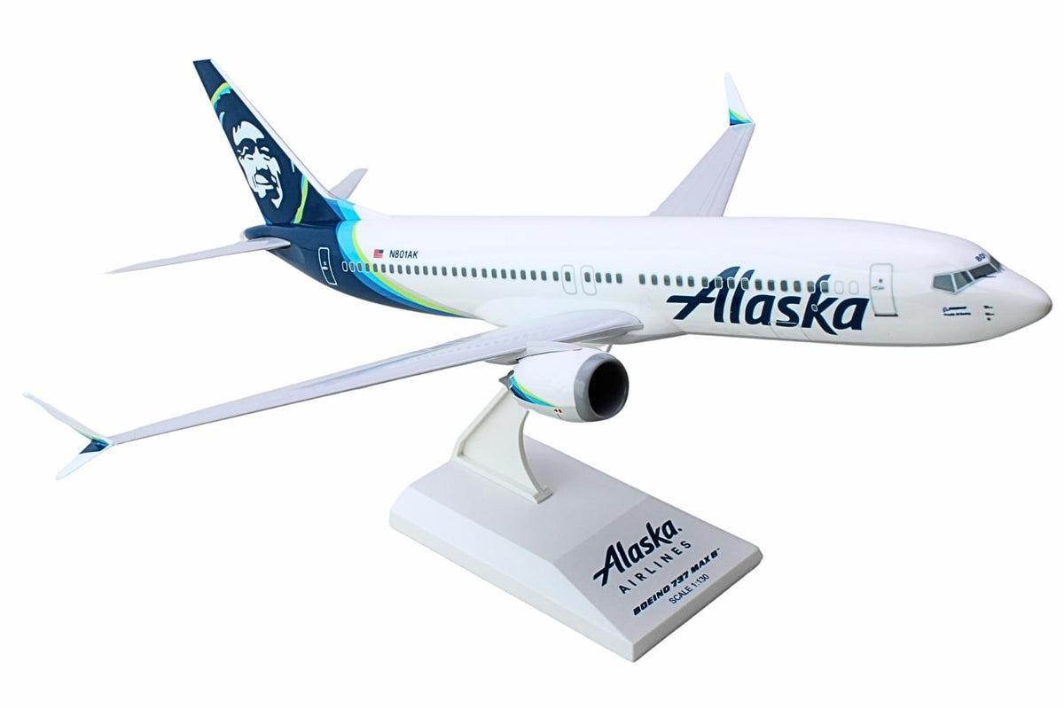SKYMARKS ALASKA 737MAX8 1/130 The Airplane Shop.