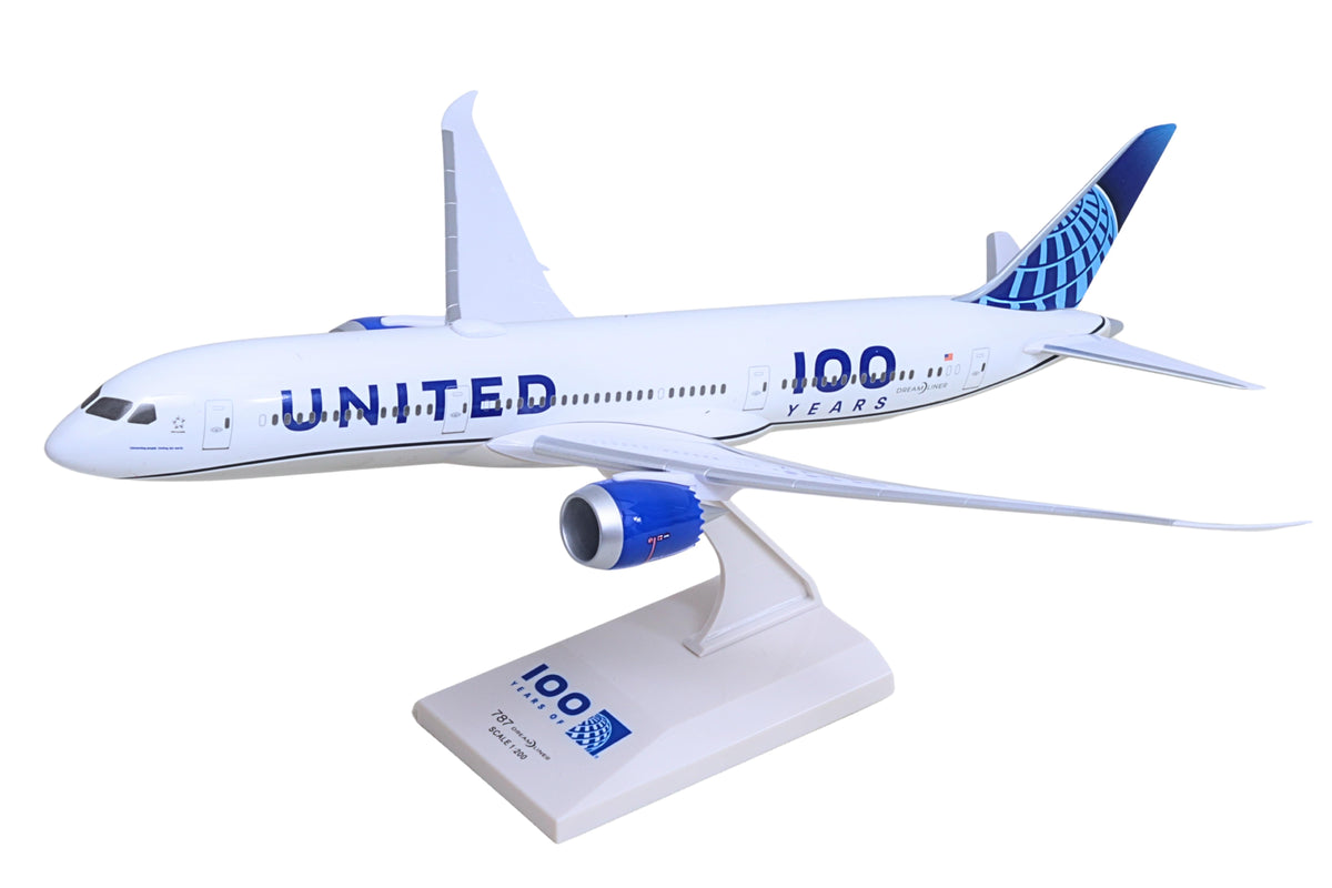 SKYMARKS UNITED 787-9 1/200 100 YEARS The Airplane Shop.
