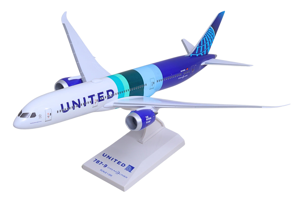 SKYMARKS UNITED 787-9 1/200 THE FUTURE IS SAF The Airplane Shop.