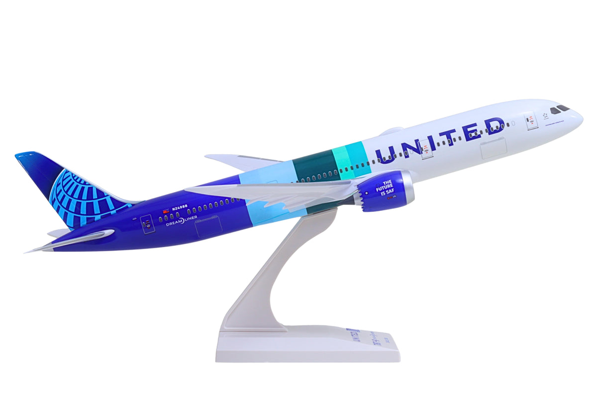 SKYMARKS UNITED 787-9 1/200 THE FUTURE IS SAF The Airplane Shop.