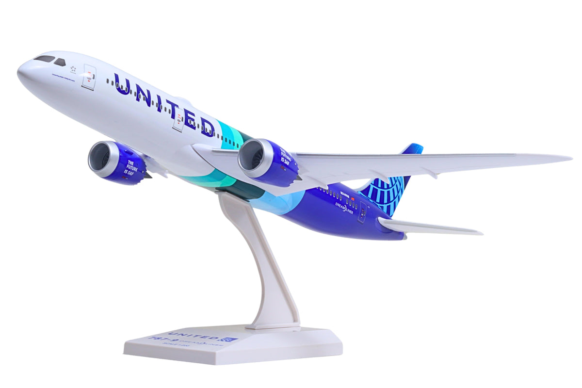 SKYMARKS UNITED 787-9 1/200 THE FUTURE IS SAF The Airplane Shop.