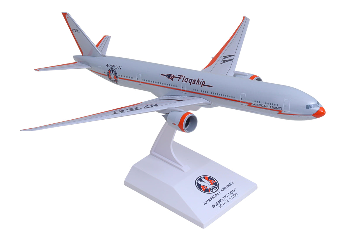 SKYMARKS AMERICAN 777-300 1/200 FLAGSHIP The Airplane Shop.