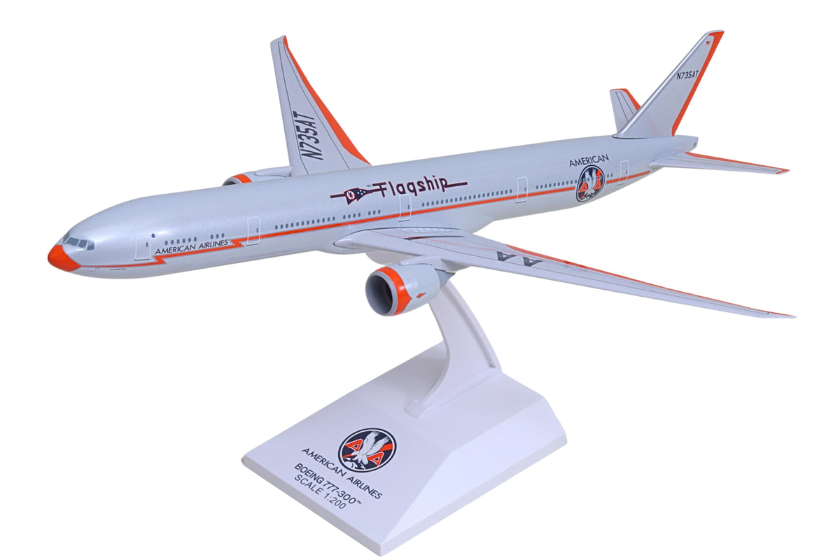 SKYMARKS AMERICAN 777-300 1/200 FLAGSHIP The Airplane Shop.