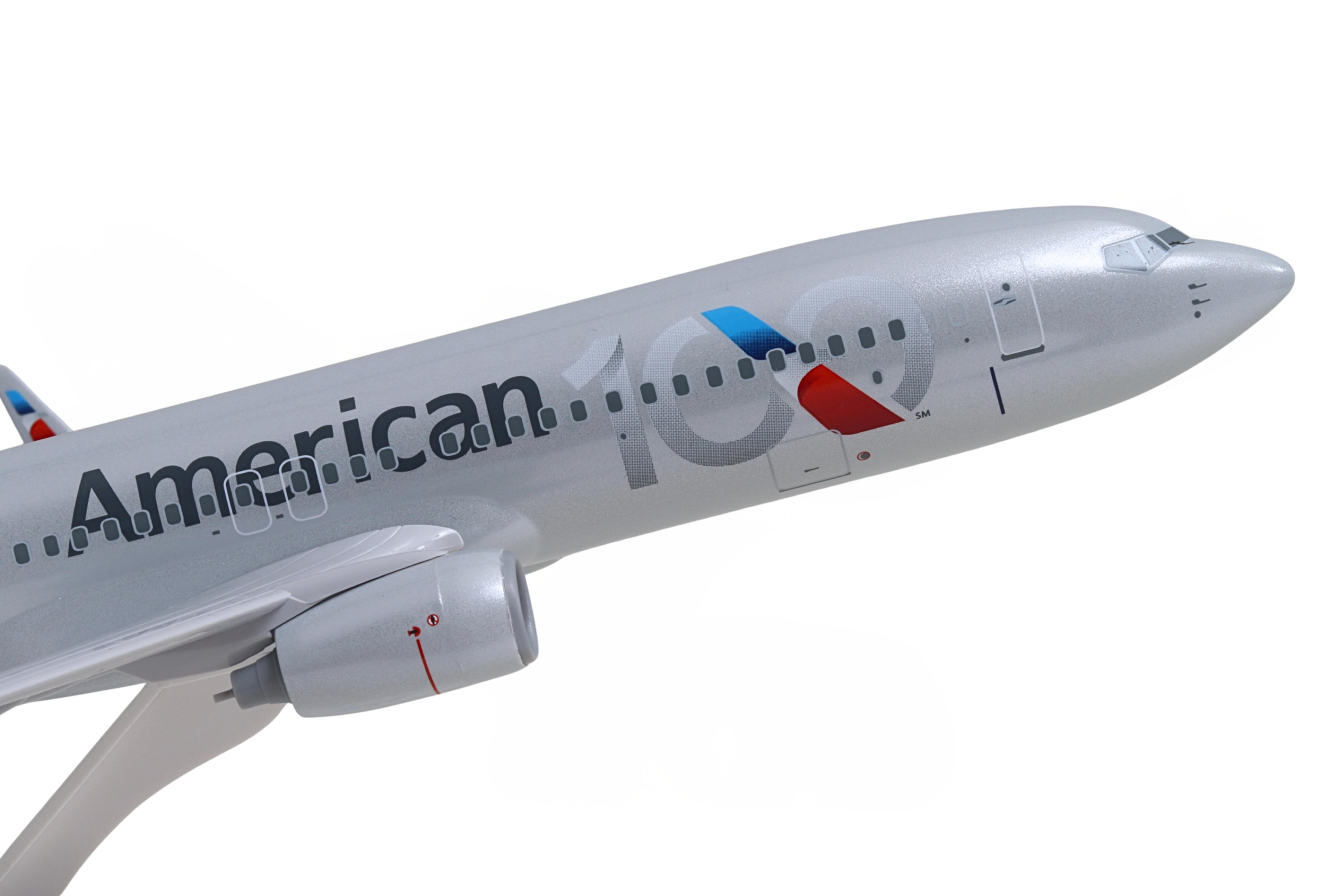 SKYMARKS AMERICAN 737-800 1/130 CENTENNIAL The Airplane Shop.