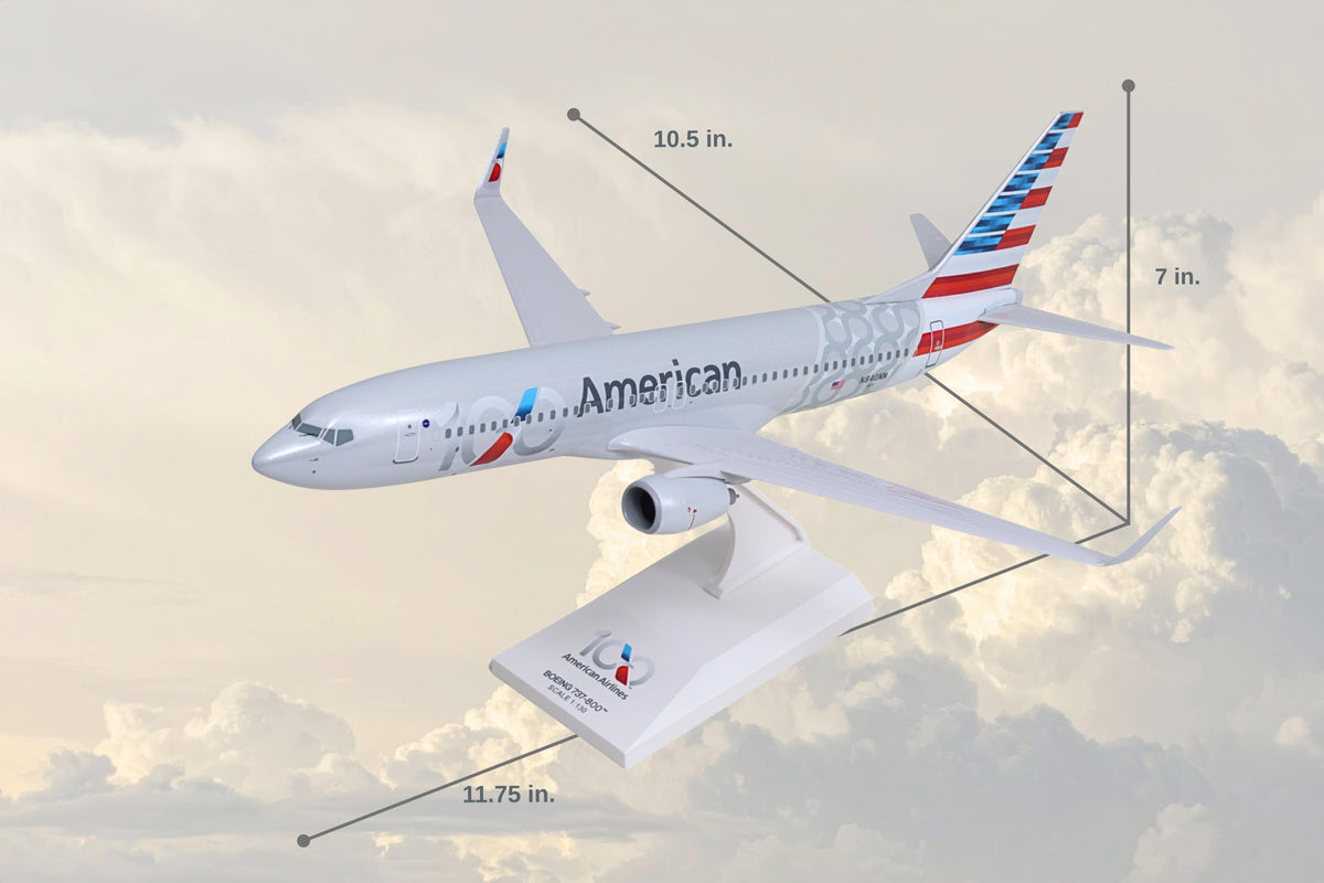 SKYMARKS AMERICAN 737-800 1/130 CENTENNIAL The Airplane Shop.