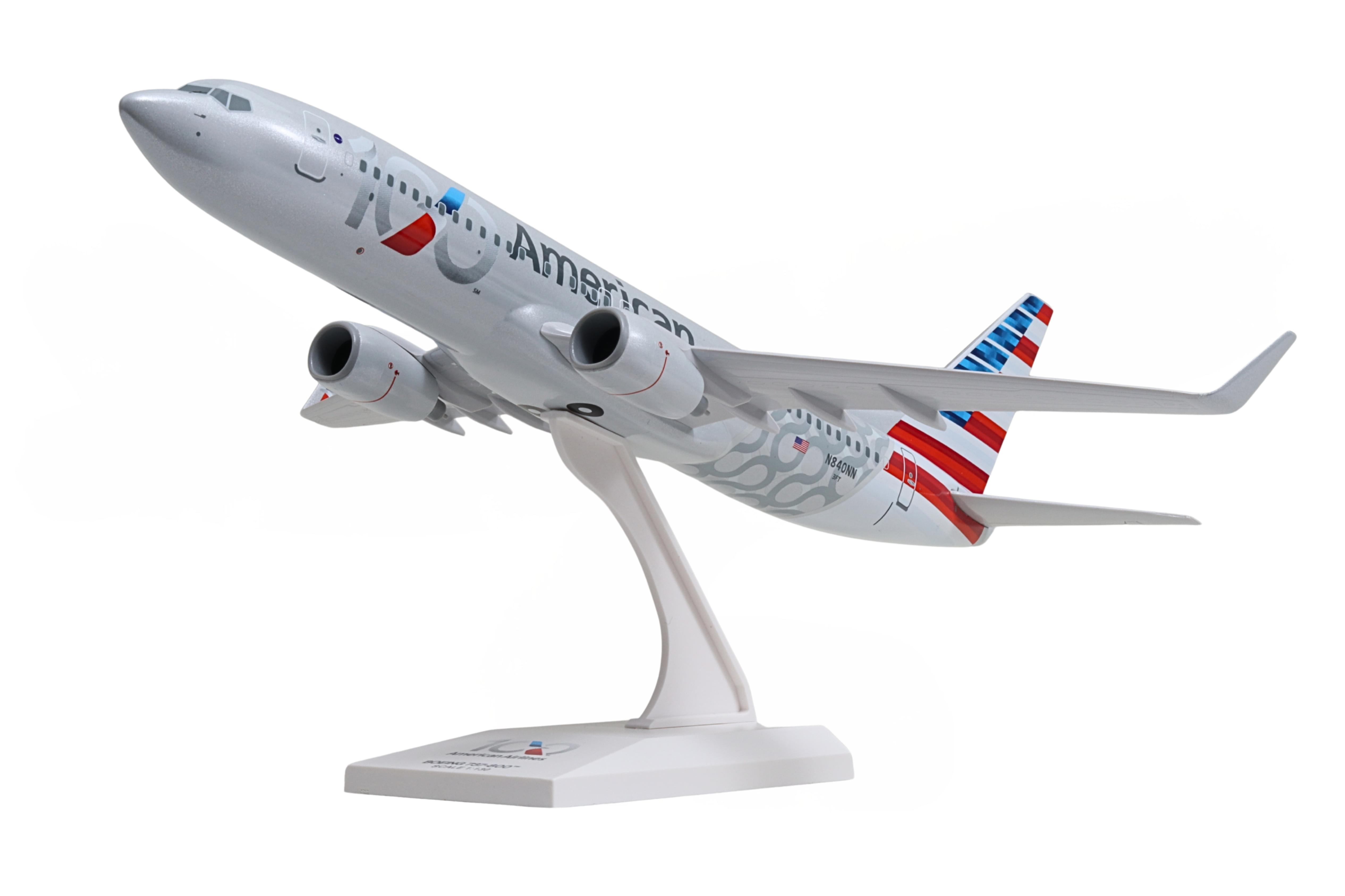 SKYMARKS AMERICAN 737-800 1/130 CENTENNIAL The Airplane Shop.