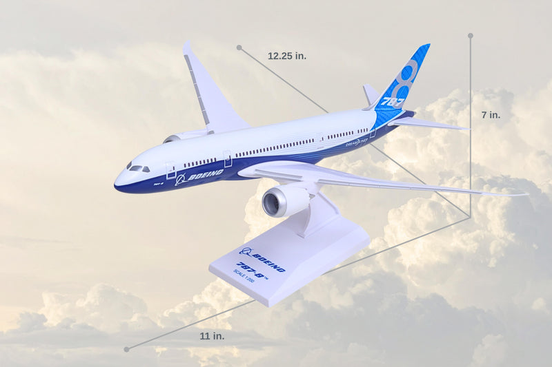 SKYMARKS BOEING HOUSE 787-8 1/200 W/SPINNING ENGINES The Airplane Shop.