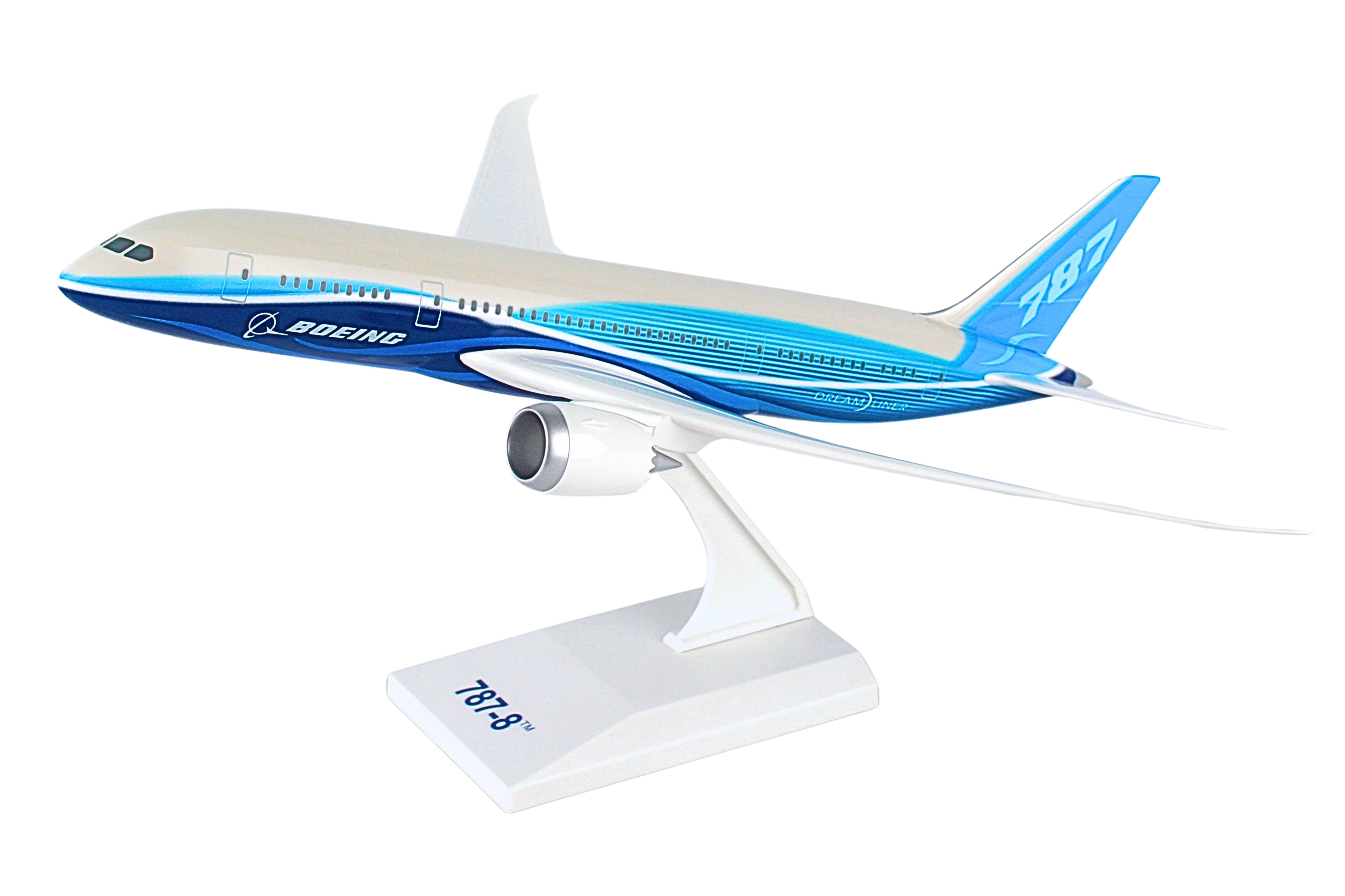 SKYMARKS BOEING HOUSE 787-8 1/200 W/SPINNING ENGINES
