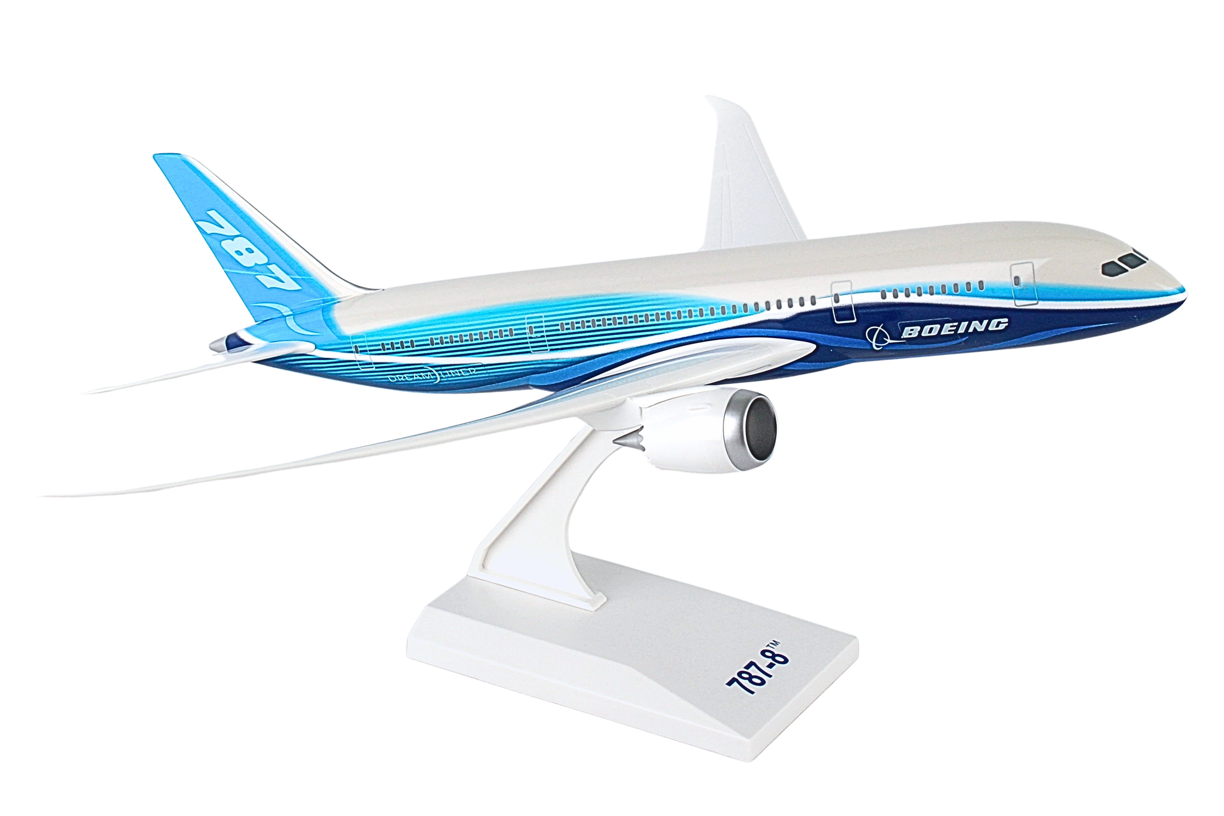 SKYMARKS BOEING HOUSE 787-8 1/200 W/SPINNING ENGINES
