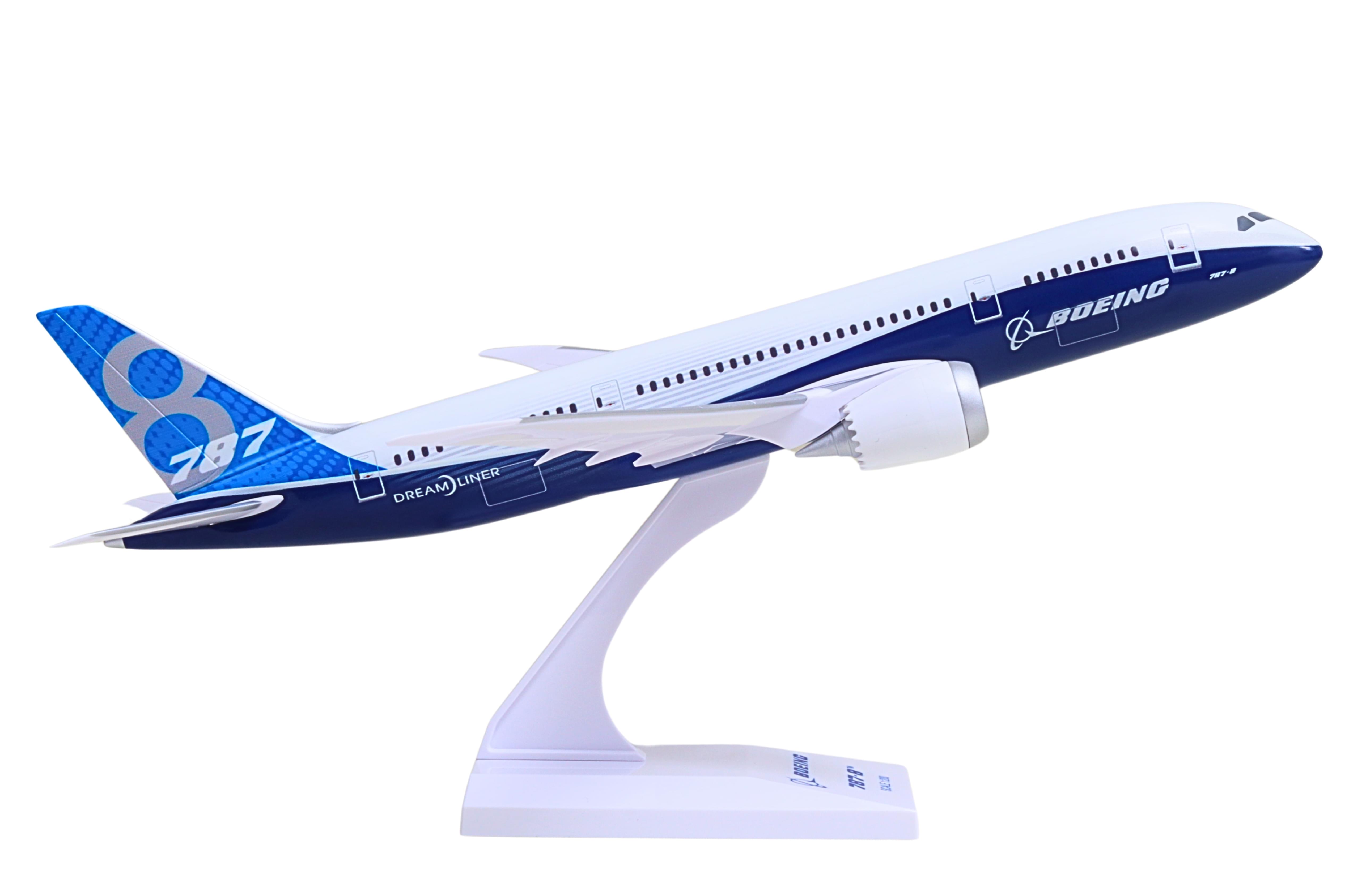 SKYMARKS BOEING HOUSE 787-8 1/200 W/SPINNING ENGINES The Airplane Shop.