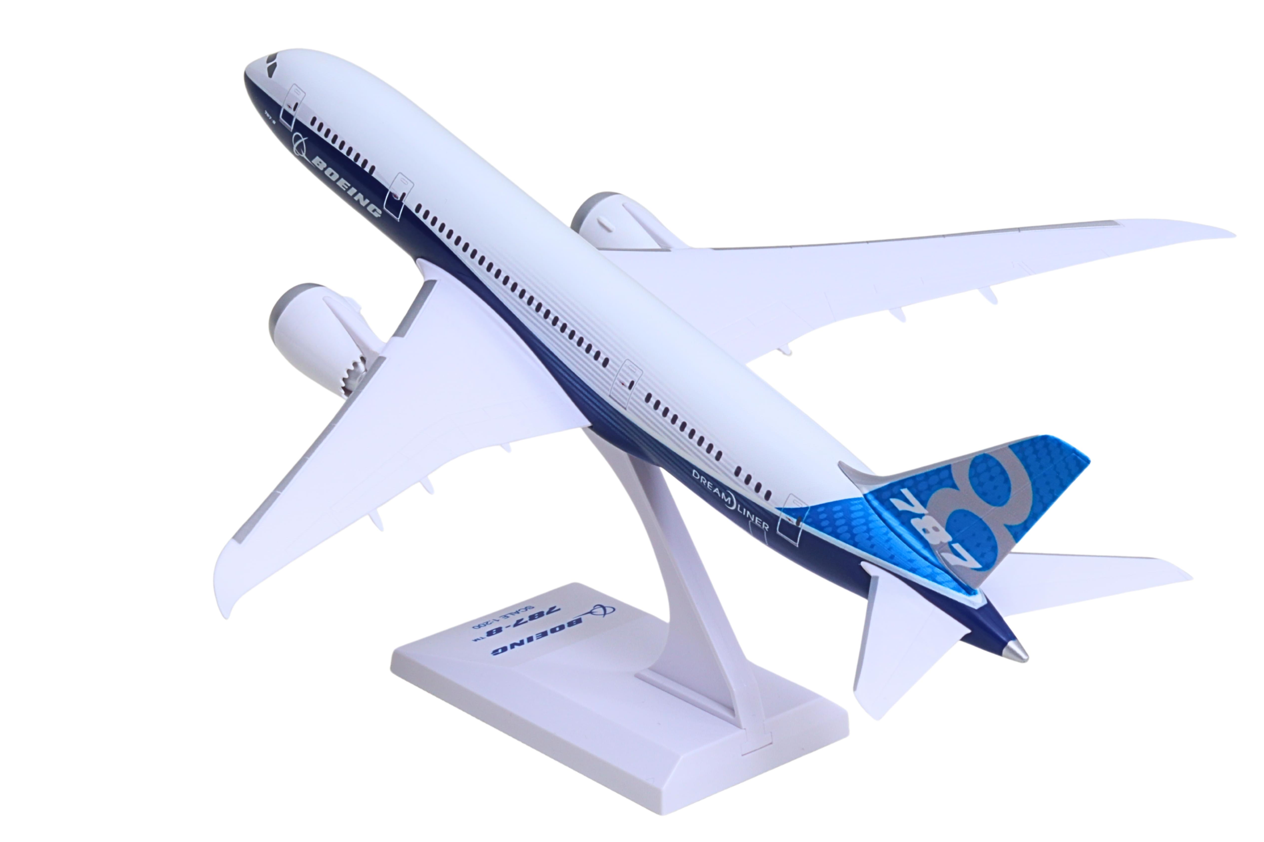 SKYMARKS BOEING HOUSE 787-8 1/200 W/SPINNING ENGINES The Airplane Shop.