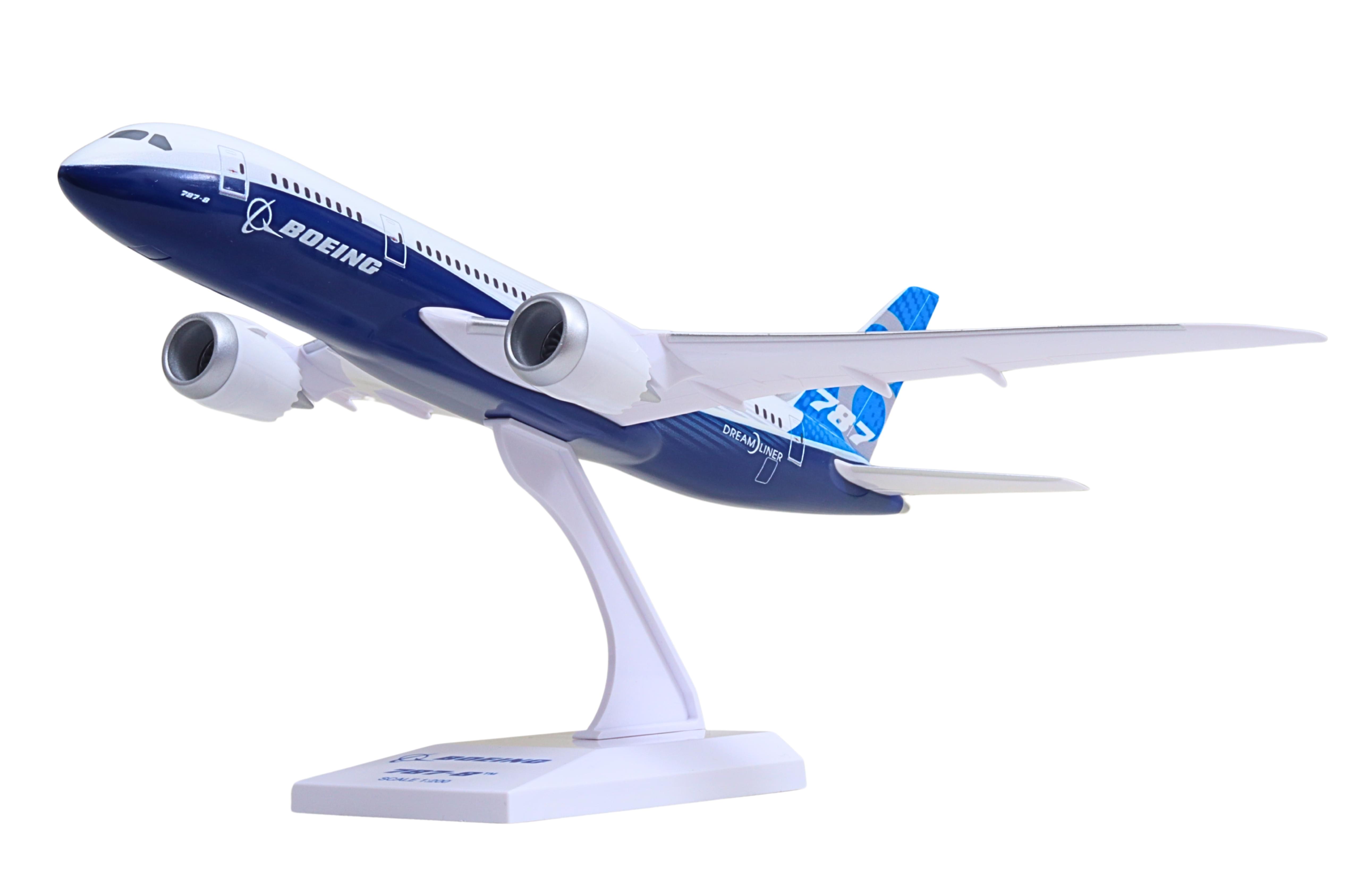SKYMARKS BOEING HOUSE 787-8 1/200 W/SPINNING ENGINES The Airplane Shop.