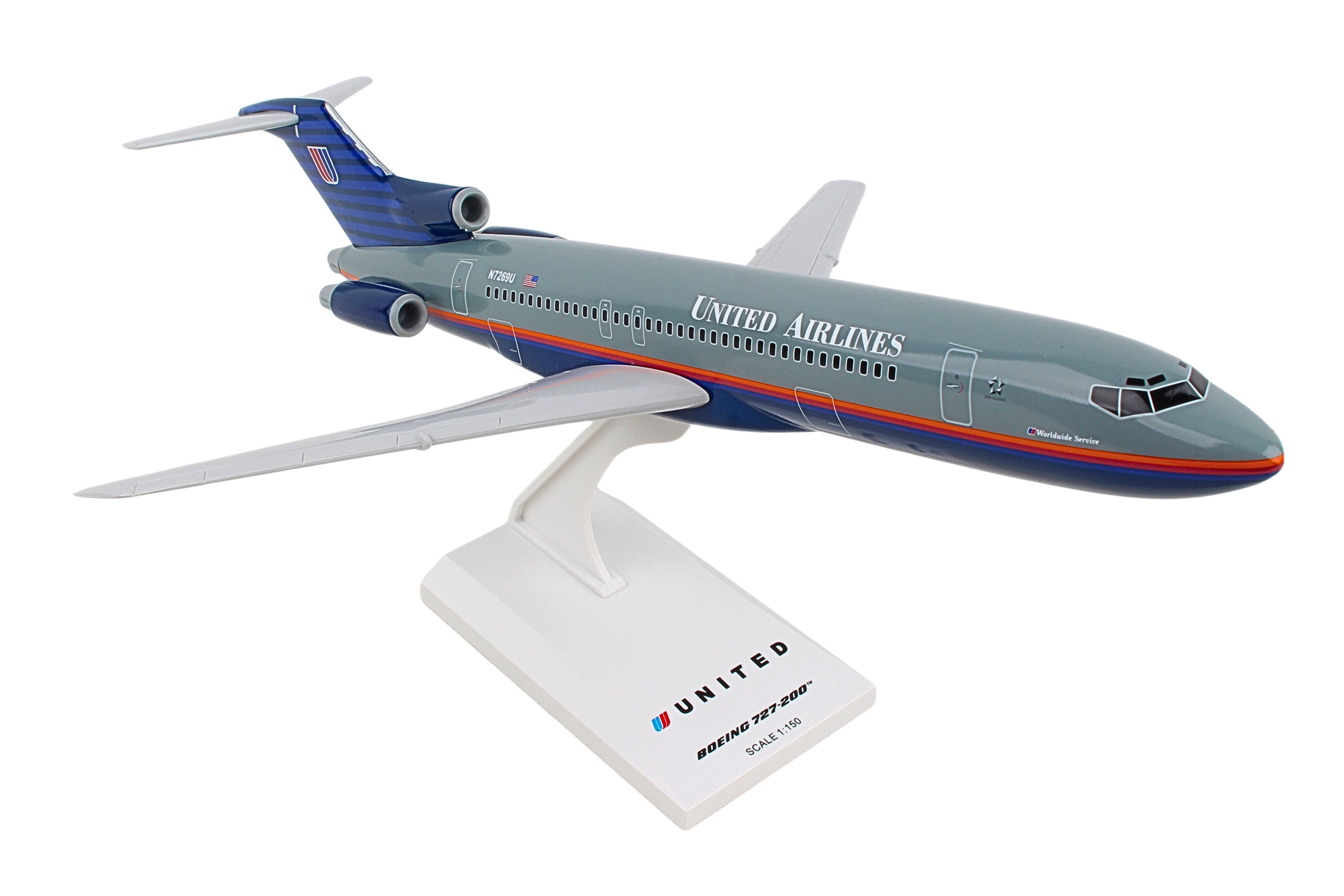 SKYMARKS UNITED B727-200 1/150 90'S SCHEME
