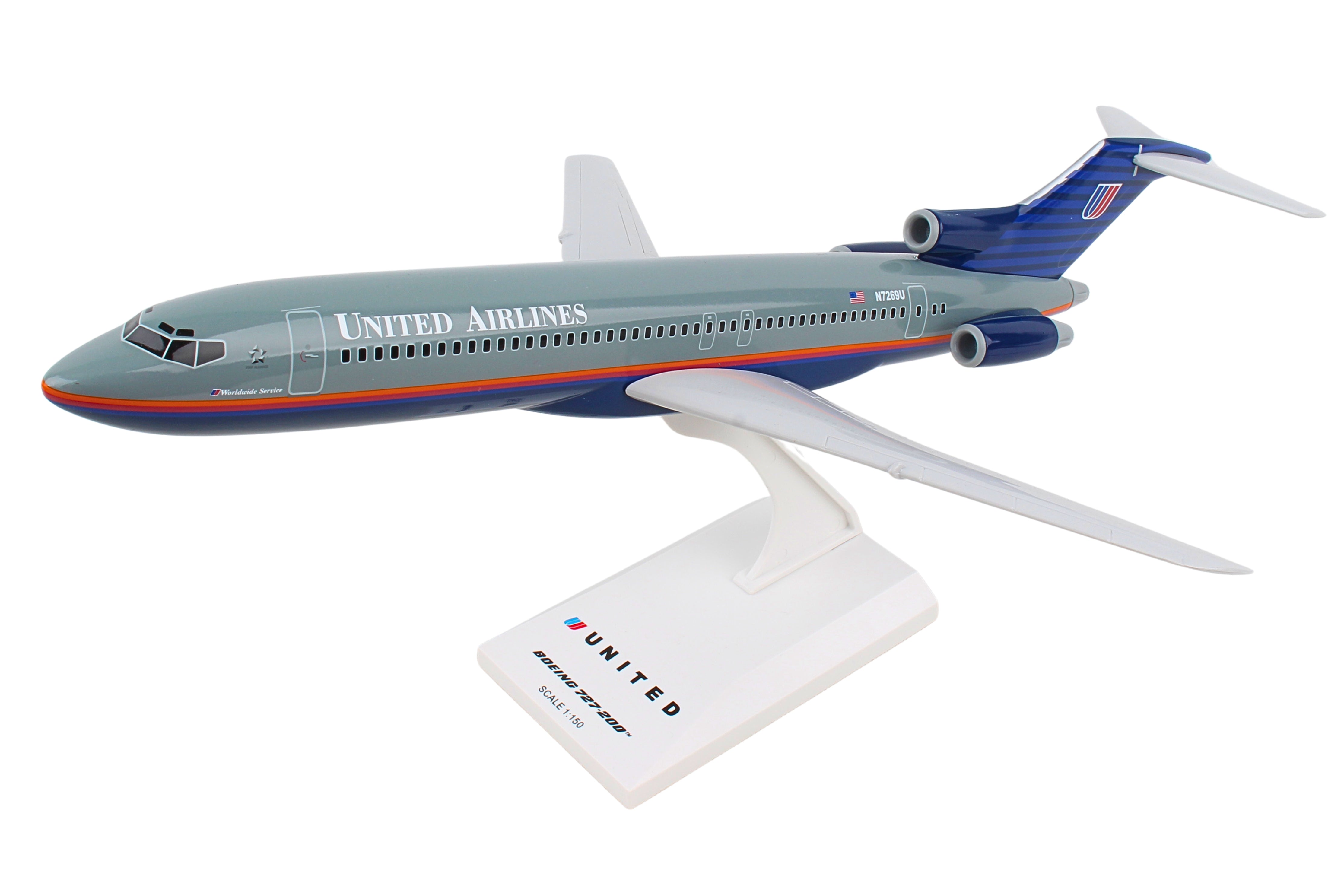 SKYMARKS UNITED B727-200 1/150 90'S SCHEME