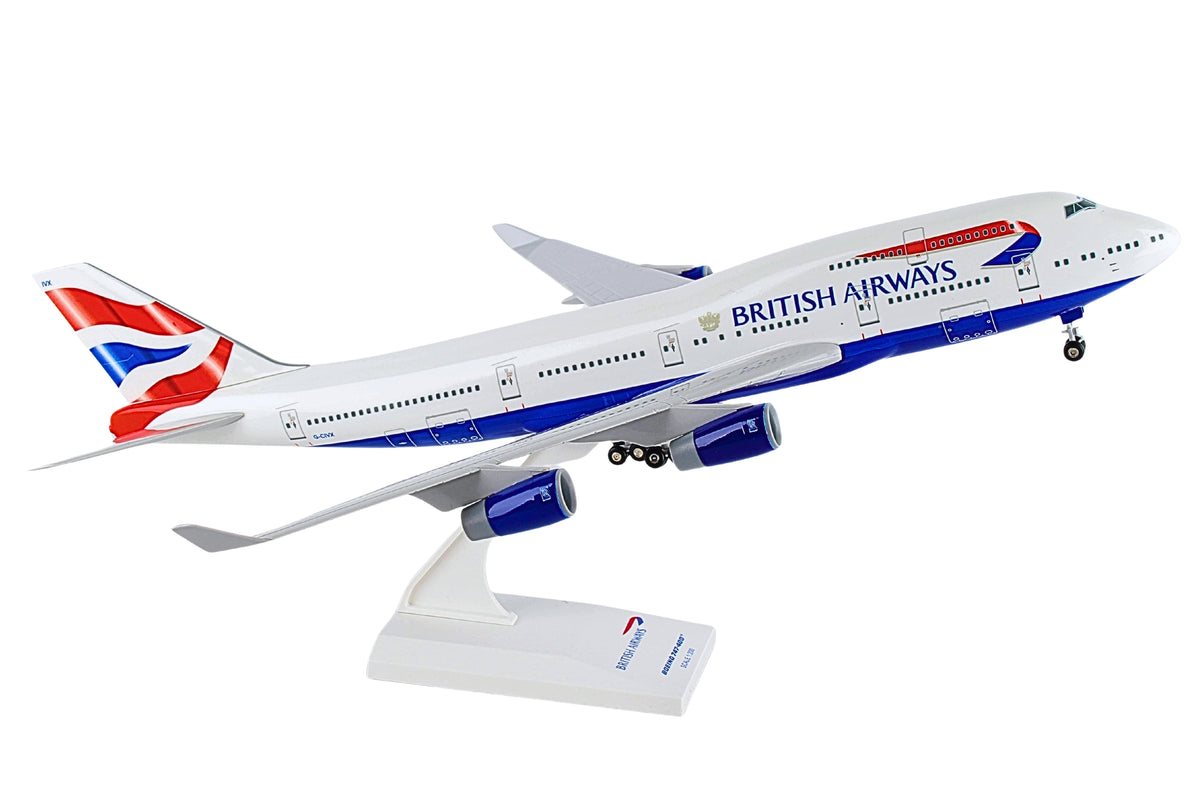 SKYMARKS BRITISH AIRWAYS B747-400 1/200 W/GEAR The Airplane Shop.