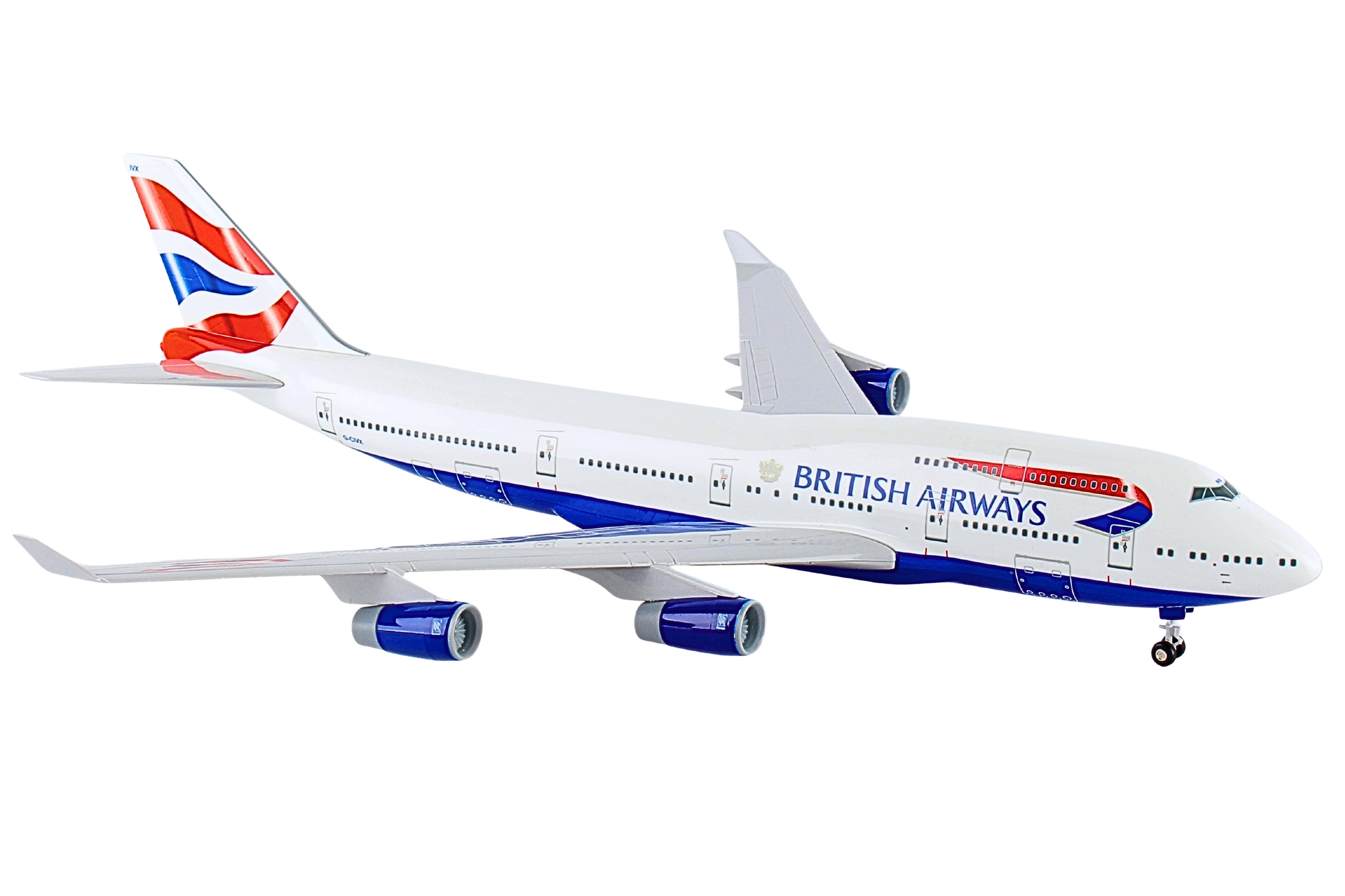 SKYMARKS BRITISH AIRWAYS B747-400 1/200 W/GEAR