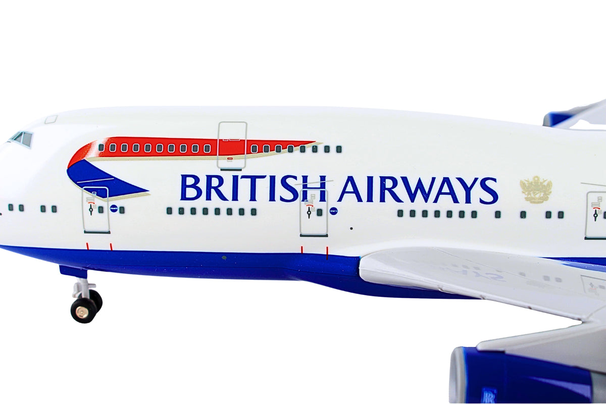 SKYMARKS BRITISH AIRWAYS B747-400 1/200 W/GEAR The Airplane Shop.