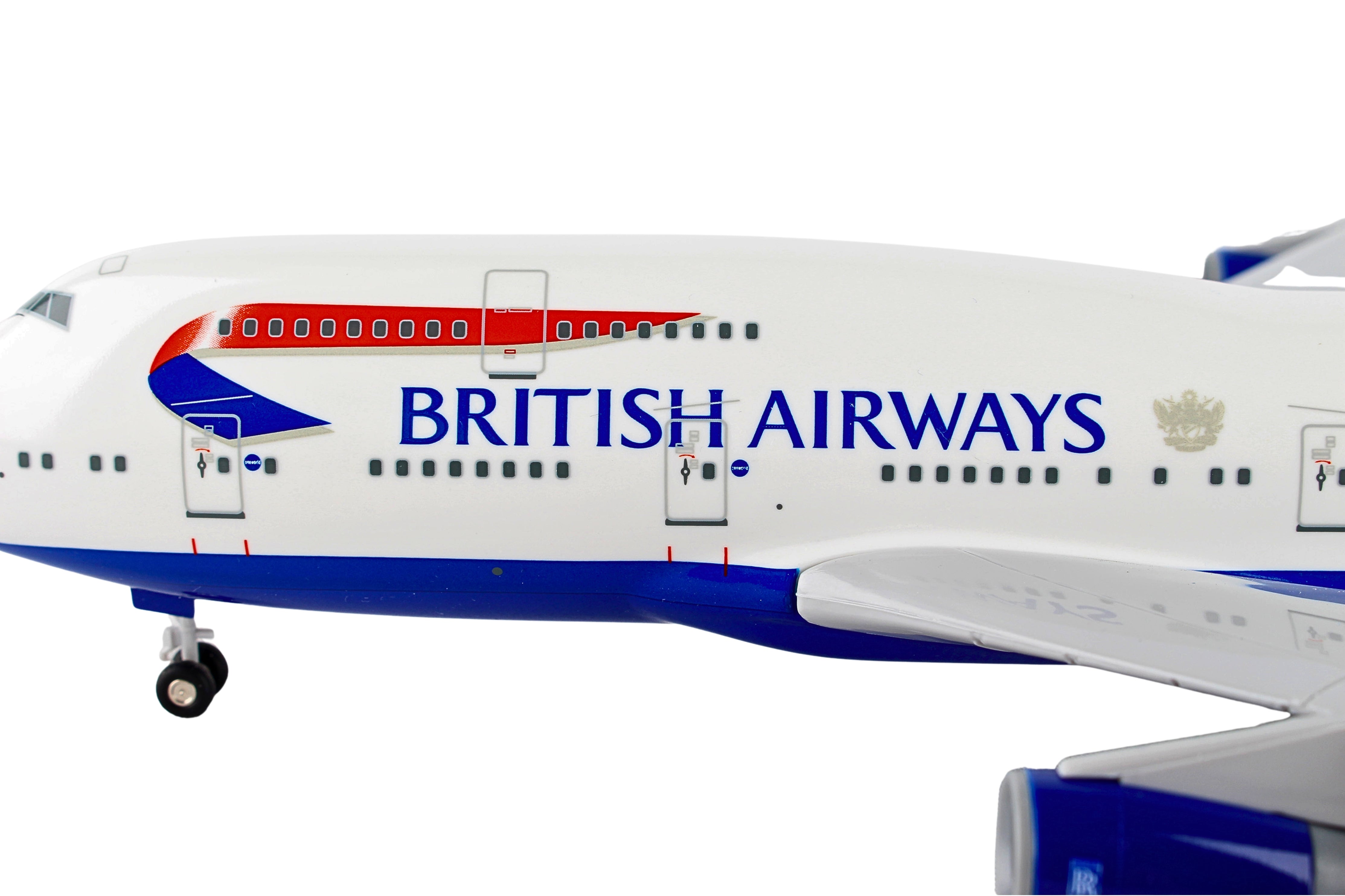 SKYMARKS BRITISH AIRWAYS B747-400 1/200 W/GEAR