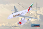 SKYMARKS FLIGHT EMIRATES A380 1/250 The Airplane Shop.