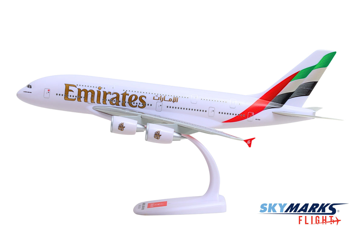 SKYMARKS FLIGHT EMIRATES A380 1/250 The Airplane Shop.