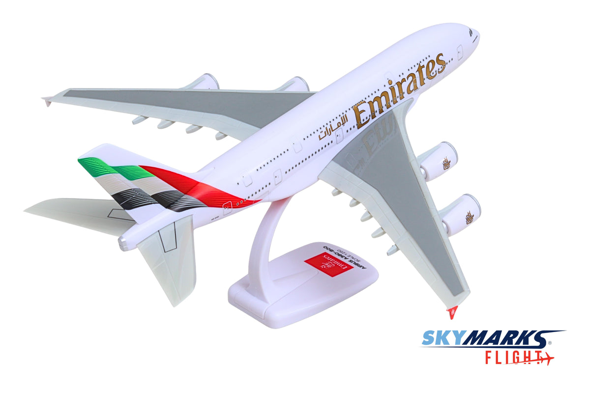 SKYMARKS FLIGHT EMIRATES A380 1/250 The Airplane Shop.