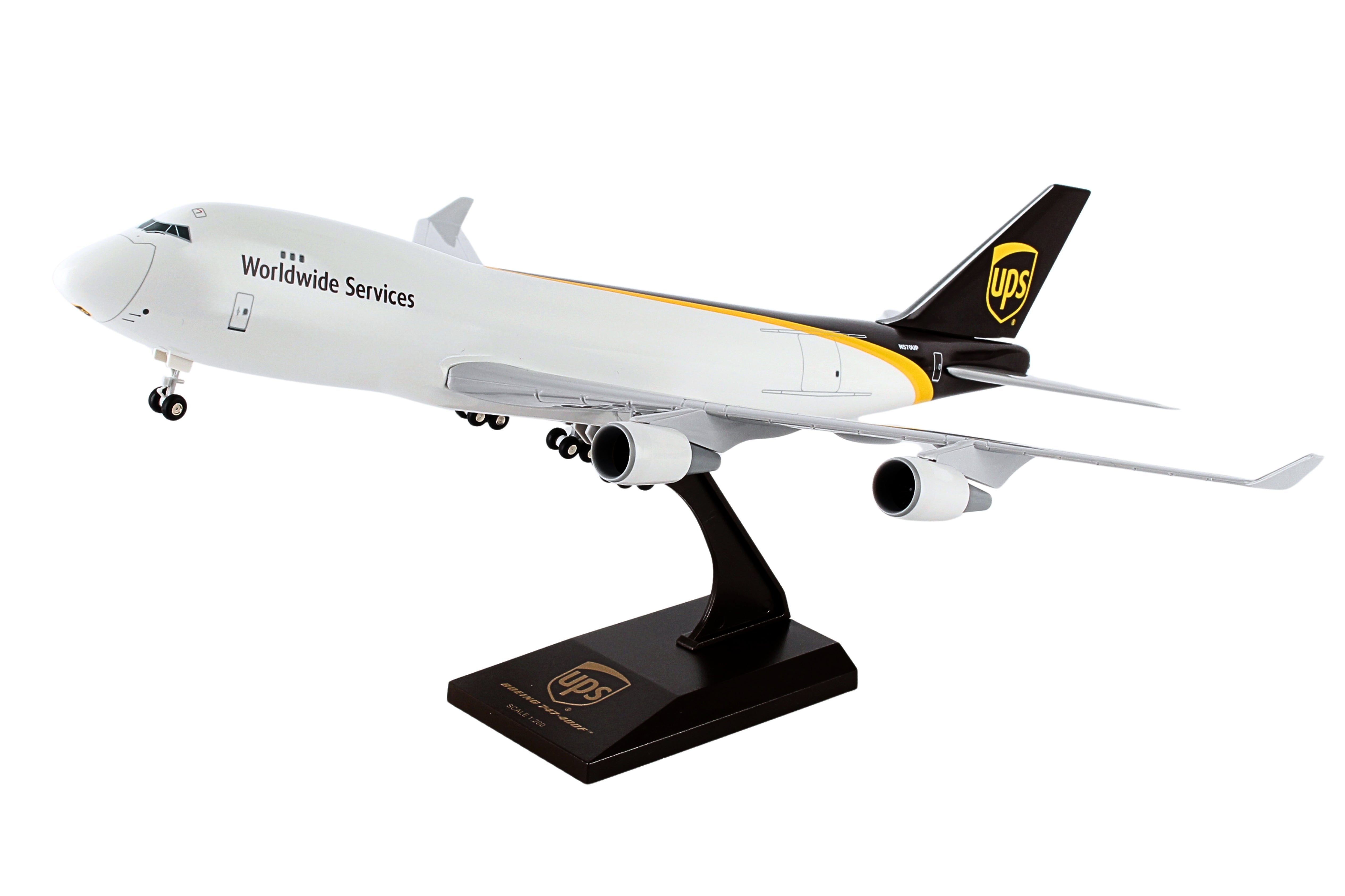 SKYMARKS UPS 747-400F 1/200 W/GEAR NEW LIVERY
