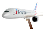 SKYMARKS AMERICAN 787-8 1/200 W/WOOD STAND (**) The Airplane Shop.