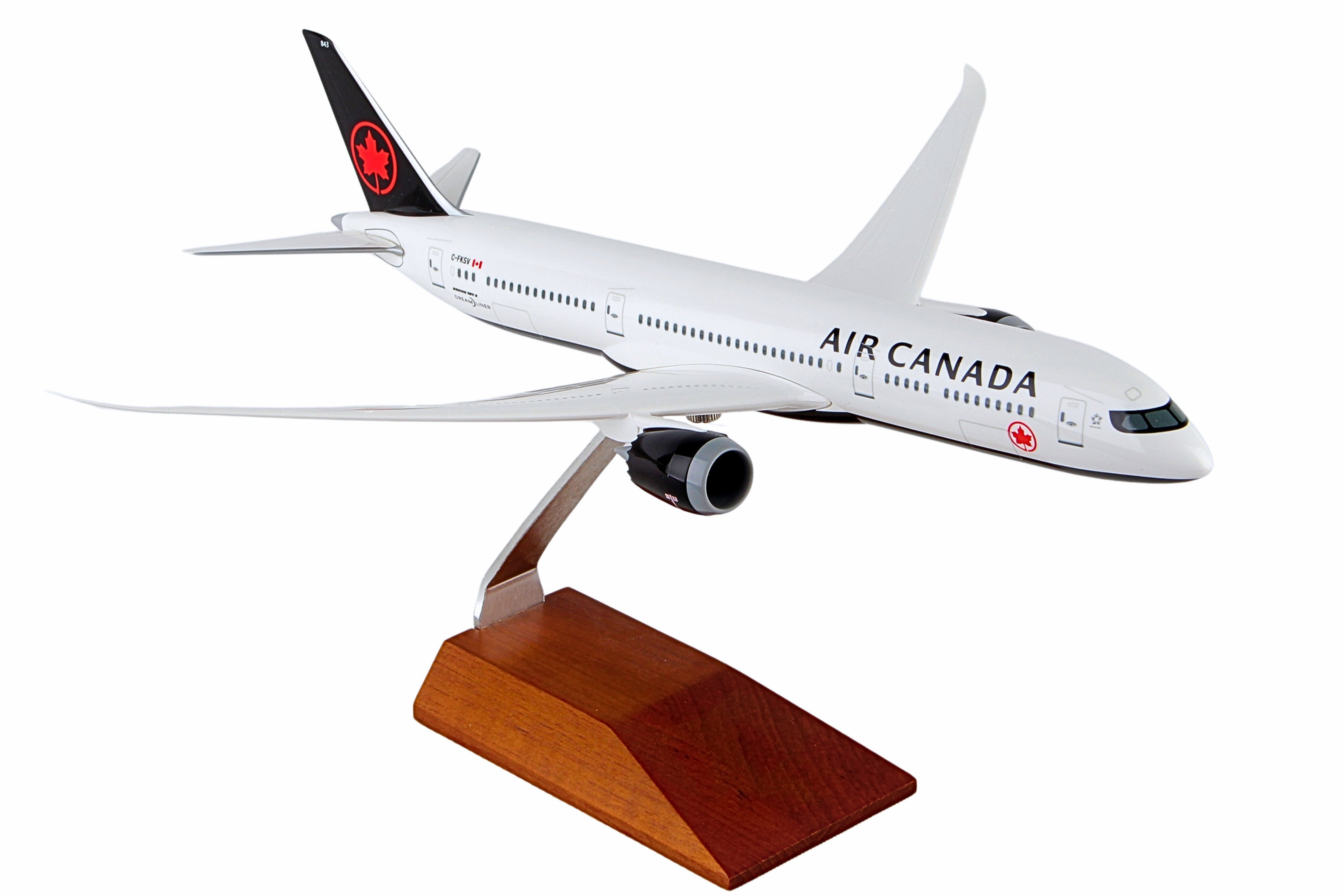SKYMARKS AIR CANADA 787-9 1/200 W/WOOD STAND (**)
