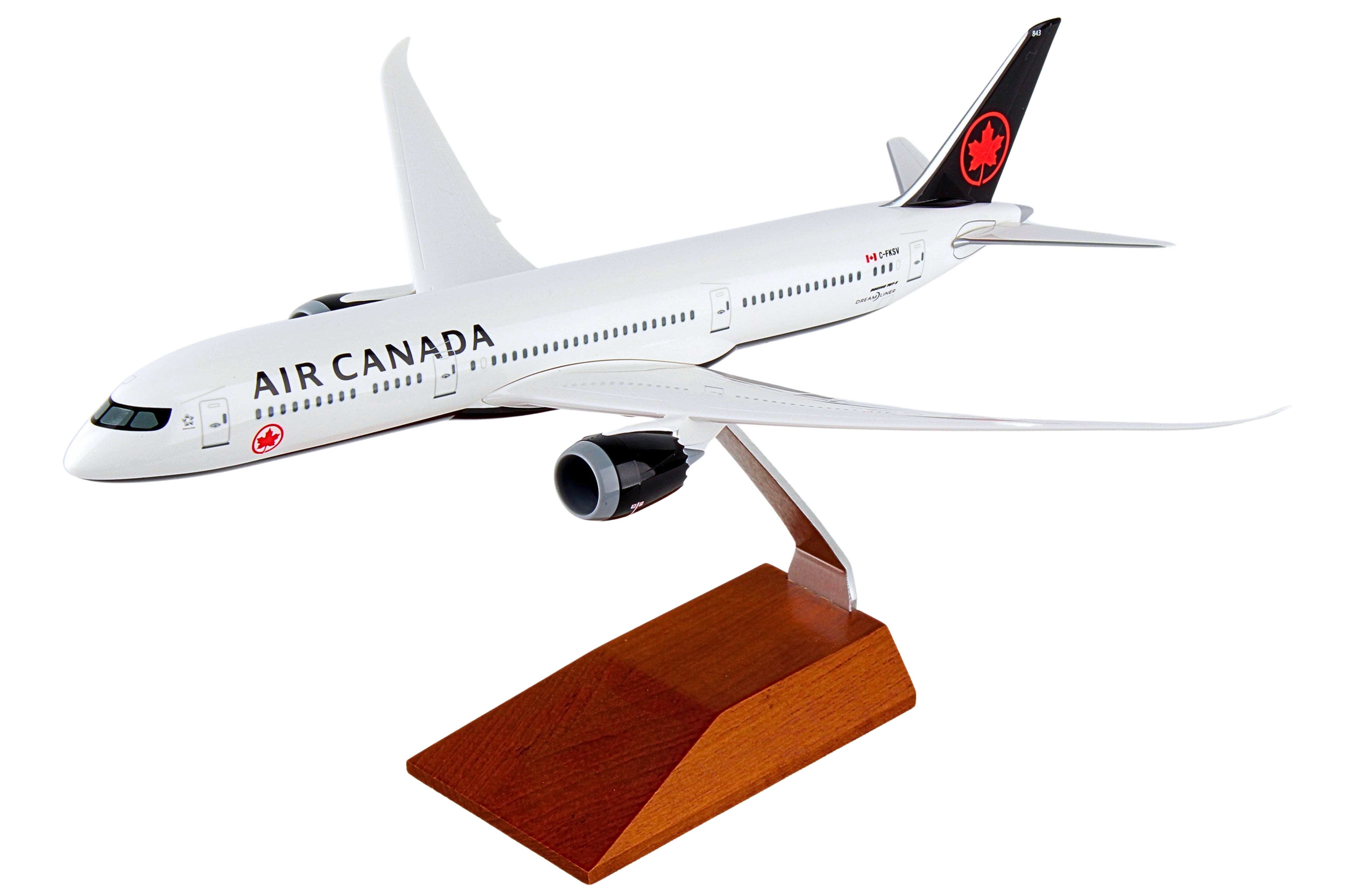 SKYMARKS AIR CANADA 787-9 1/200 W/WOOD STAND (**)