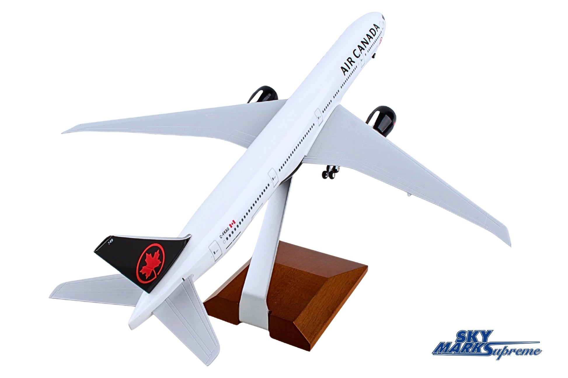 SKYMARKS AIR CANADA 777-300 1/200 W/GEAR & WOOD STAND The Airplane Shop.