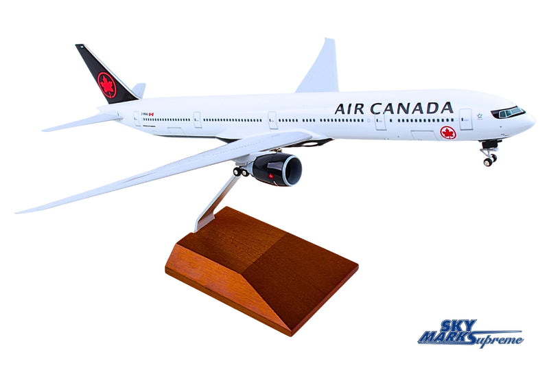 SKYMARKS AIR CANADA 777-300 1/200 W/GEAR & WOOD STAND The Airplane Shop.