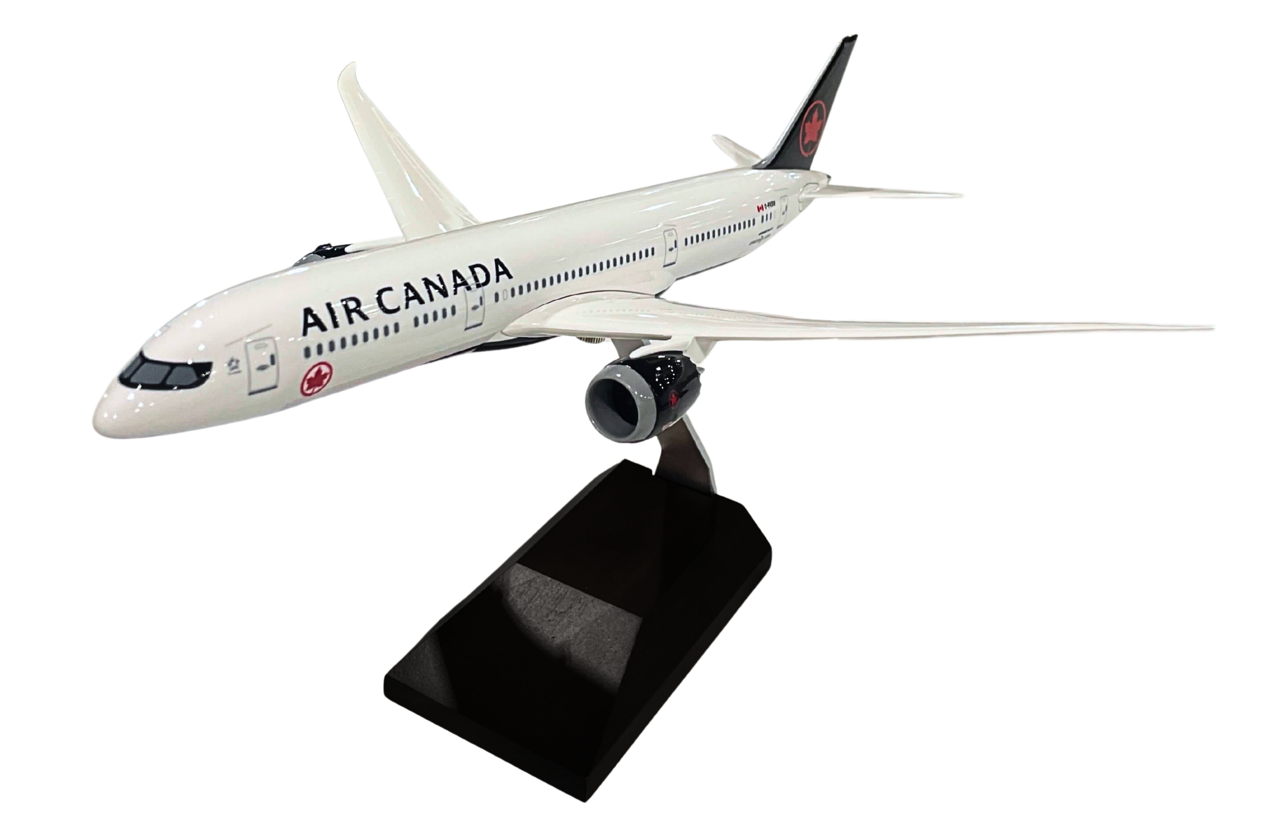 SKYMARKS AIR CANADA 787-8 1/200 W/BLACK WOOD STAND