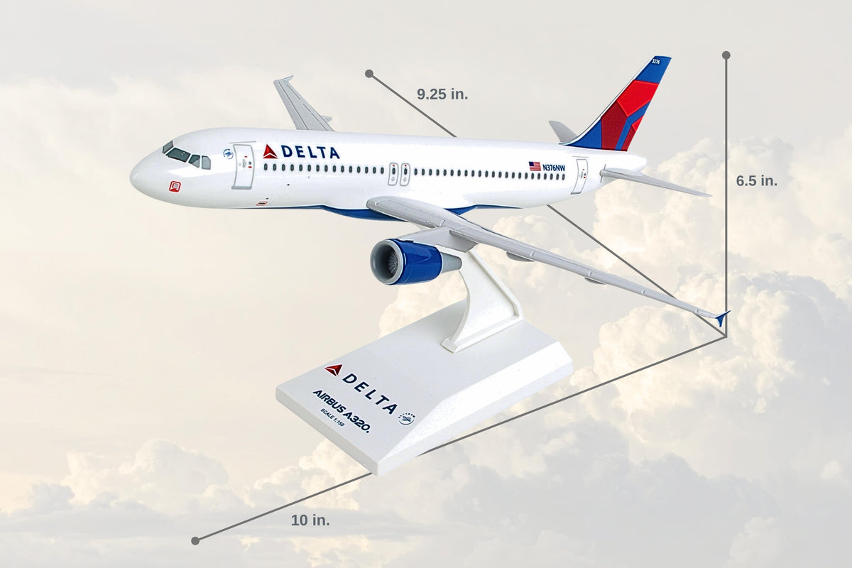 SKYMARKS DELTA A320 1/150 NEW LIVERY REG