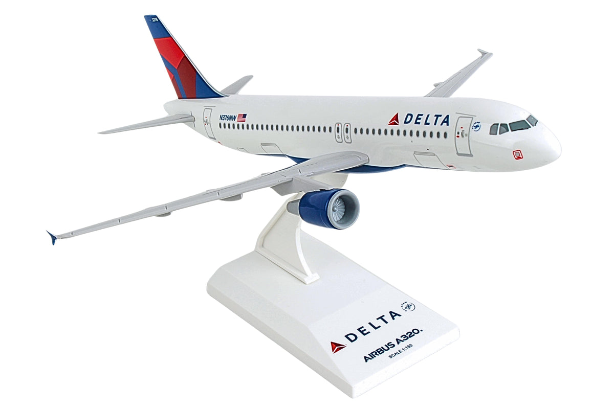 SKYMARKS DELTA A320 1/150 NEW LIVERY REG#N376NW The Airplane Shop.