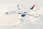 SKYMARKS DELTA 757-200 1/150 NEW LIVERY REG