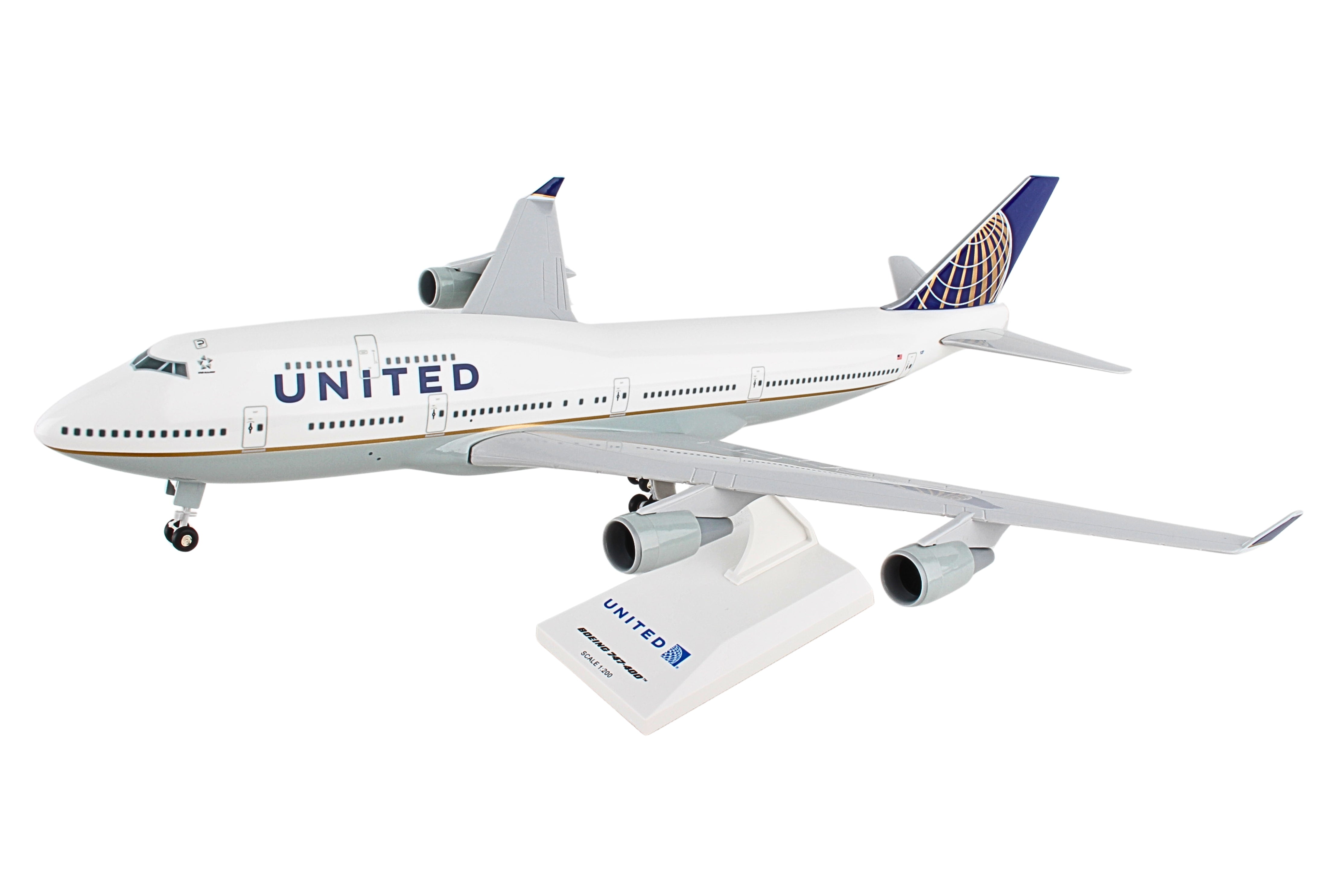 SKYMARKS UNITED 747-400 1/200 W/GEAR