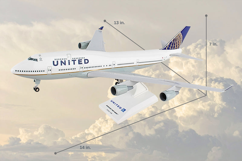 SKYMARKS UNITED 747-400 1/200 W/GEAR The Airplane Shop.