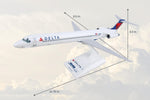 SKYMARKS DELTA MD-80 1/150 The Airplane Shop.