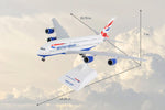 SKYMARKS BRITISH A380 1/200 W/GEAR REG